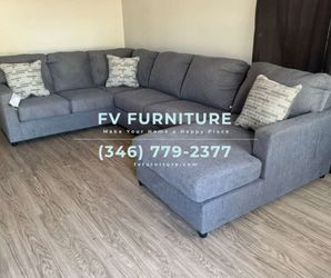 Brand New! Oversized Grey Sectional! Same Day Delivery