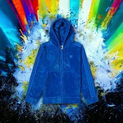 Adidas x Jeremy Scott Triple Blue Hoodie