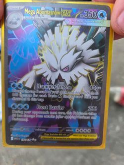MAGA ABOMSNOW EX , POKEMON CARD