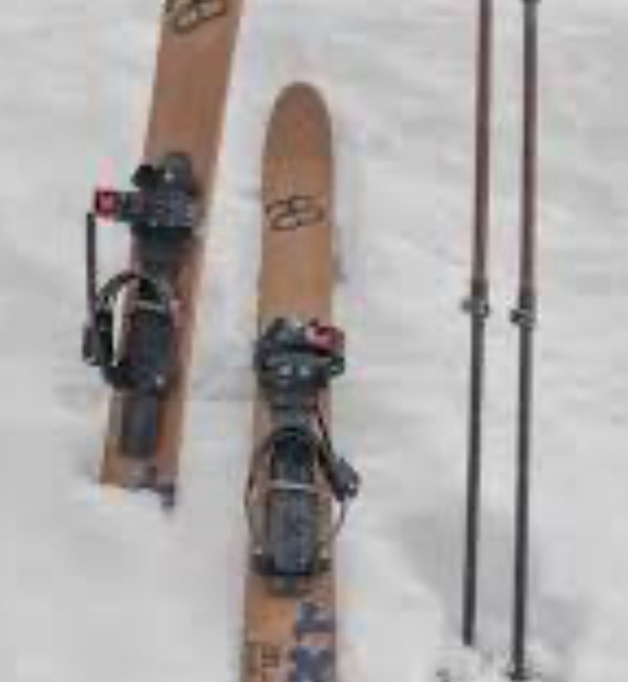 Antique Skis Made From Wood Please Check My Other Listings Moving Sale