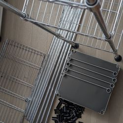 6-Tiers Adjustable Garage Storage Shelving Unit