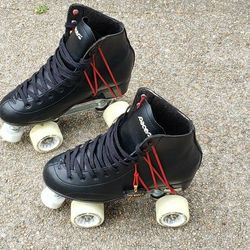 Pacer Stratos Roller Skates Mens-8. Indoor/Outdoor Wheels 