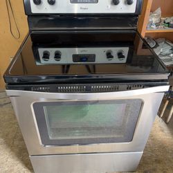 Whirlpool 5 Burner Smooth Surface Self Cleaning Range