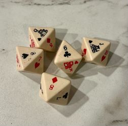 Marlboro 8-sided polyhedral poker dice