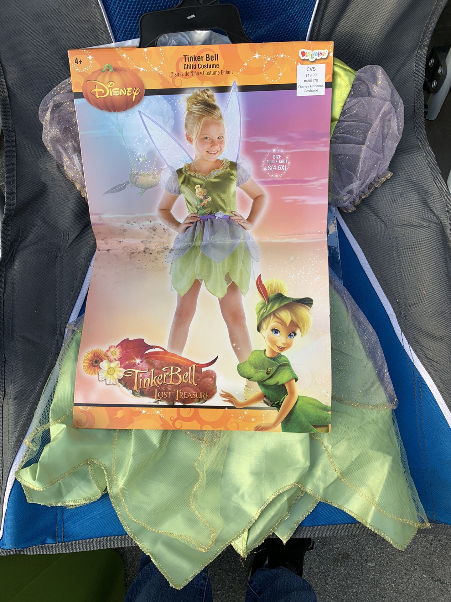 New size small (4-6x) Tinkerbell costume