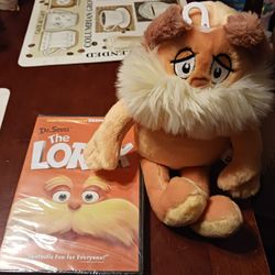 DR.SEUSS LORAX DVD & PLUSHIE SET