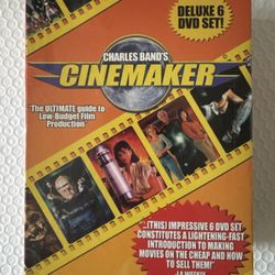 Cinemaker (6 DVD Set) The Ultimate Guide To Low Budget Film.., New, Sealed.