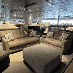 Brown Sofa And Loveseat