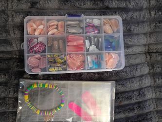 Artificial nails various designs and shapes