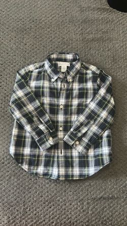 Ralph Lauren Toddler button down shirt Plaid, size 24months