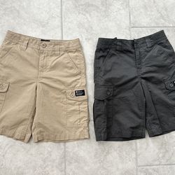 (2) Boys Cargo Shorts Matix - Size 8