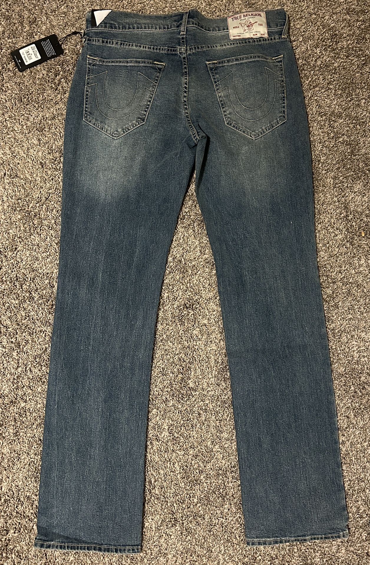 Men’s True Religion Jeans Never Worn With Tags Original Price $160