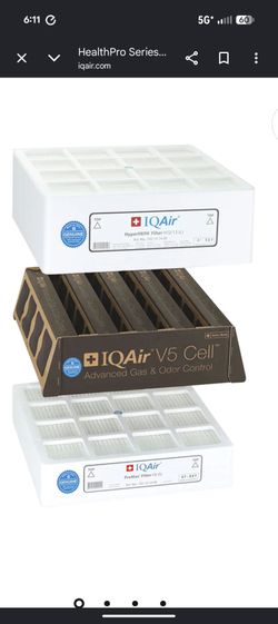 IQ AIR all 3 filters