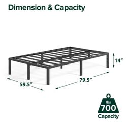 King size modern bed frame