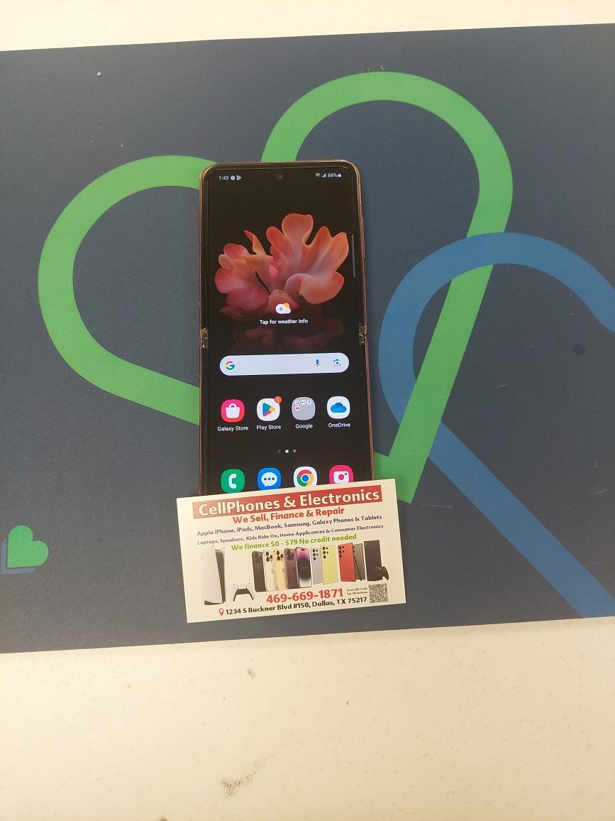 Samsung Galaxy Z FLIP On Payments With $5] Down