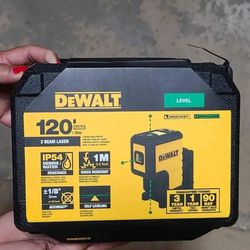 ***BRAND NEW***
DEWALT 120 ft. Green Light Self-Leveling 3-Spot Laser Level with (2) AA Batteries & Case