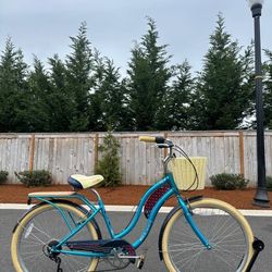 Kulana Women’s Cruiser Bike – 26” Wheels - Bicycle Step Thru 7 speed Low StepWomen’s Cruiser Bike – 26” Wheels - Bicycle Step Thru 7 speed Low Step