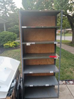 Metal shelving unit(2)
