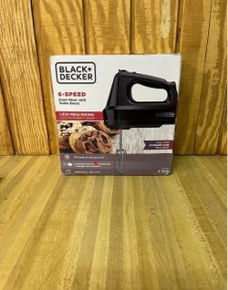 Black+Decker 6-Speed Hand Mixer with Turbo Boost