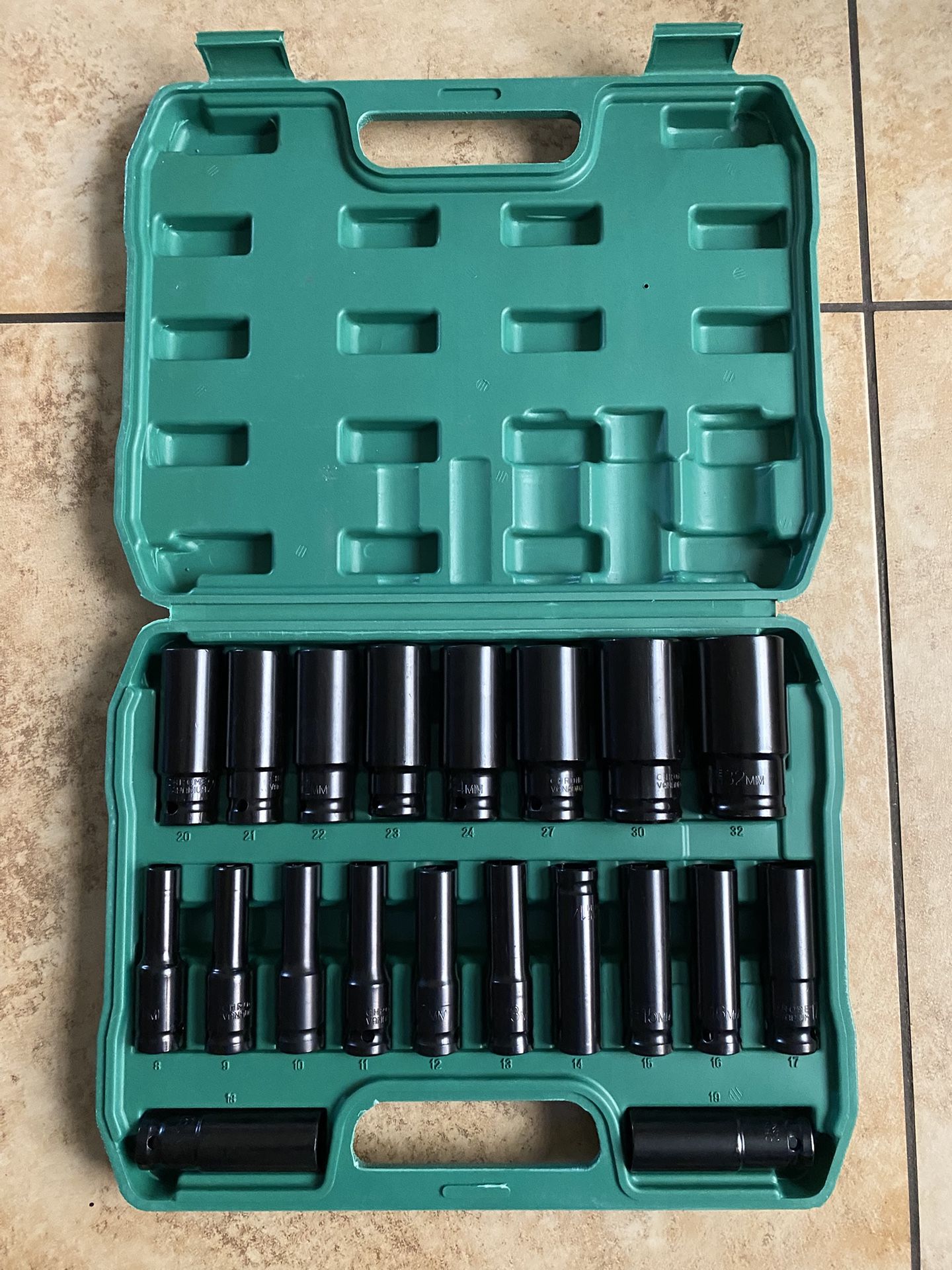 Impact Wrench Set With 1/2-inch