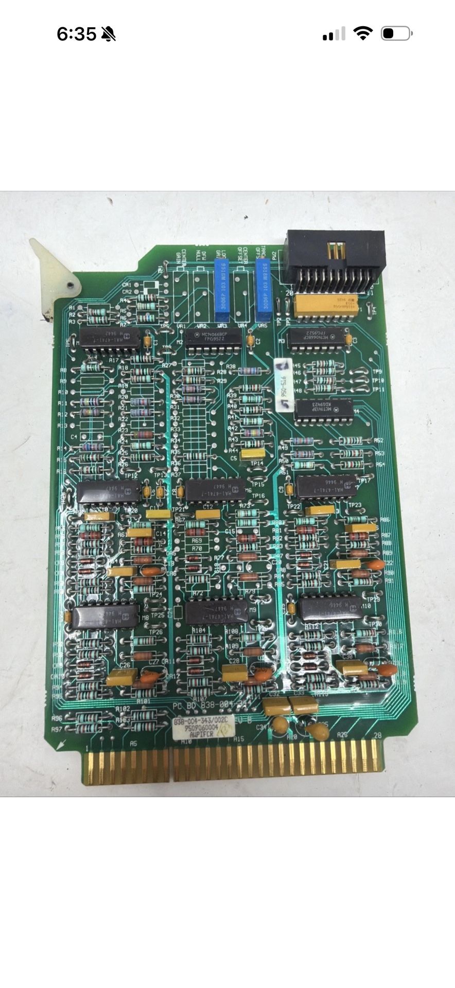 Raymond 838-004-343/002C PC BD 838-004-344 PC Board