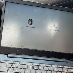 Chromebook lenovo black 11.6 screen 