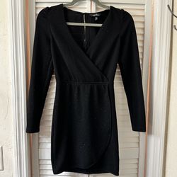 XS Black Sparkle Dress