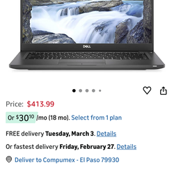 Dell laptop i7 Business