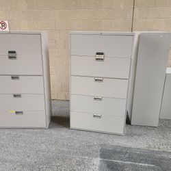 5-DRAWER LATERAL FILING CABINETS ($175 Each)