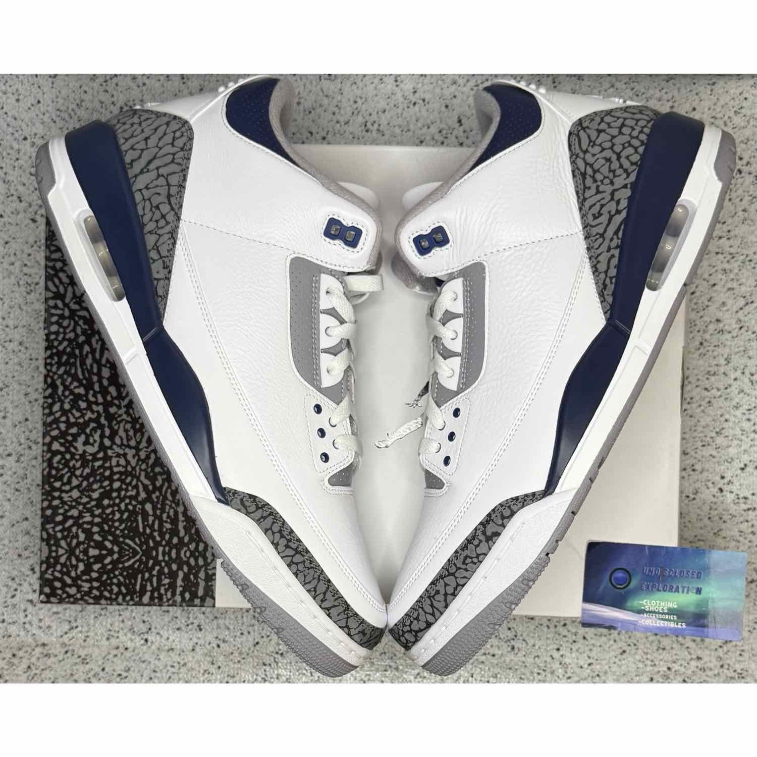 Jordan 3 Midnight Navy 13 Men