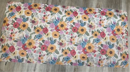 Floral Print Fabric or Mat