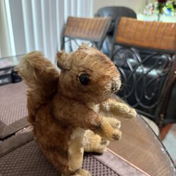 Vintage Steiff Squirrel 8” Mohair