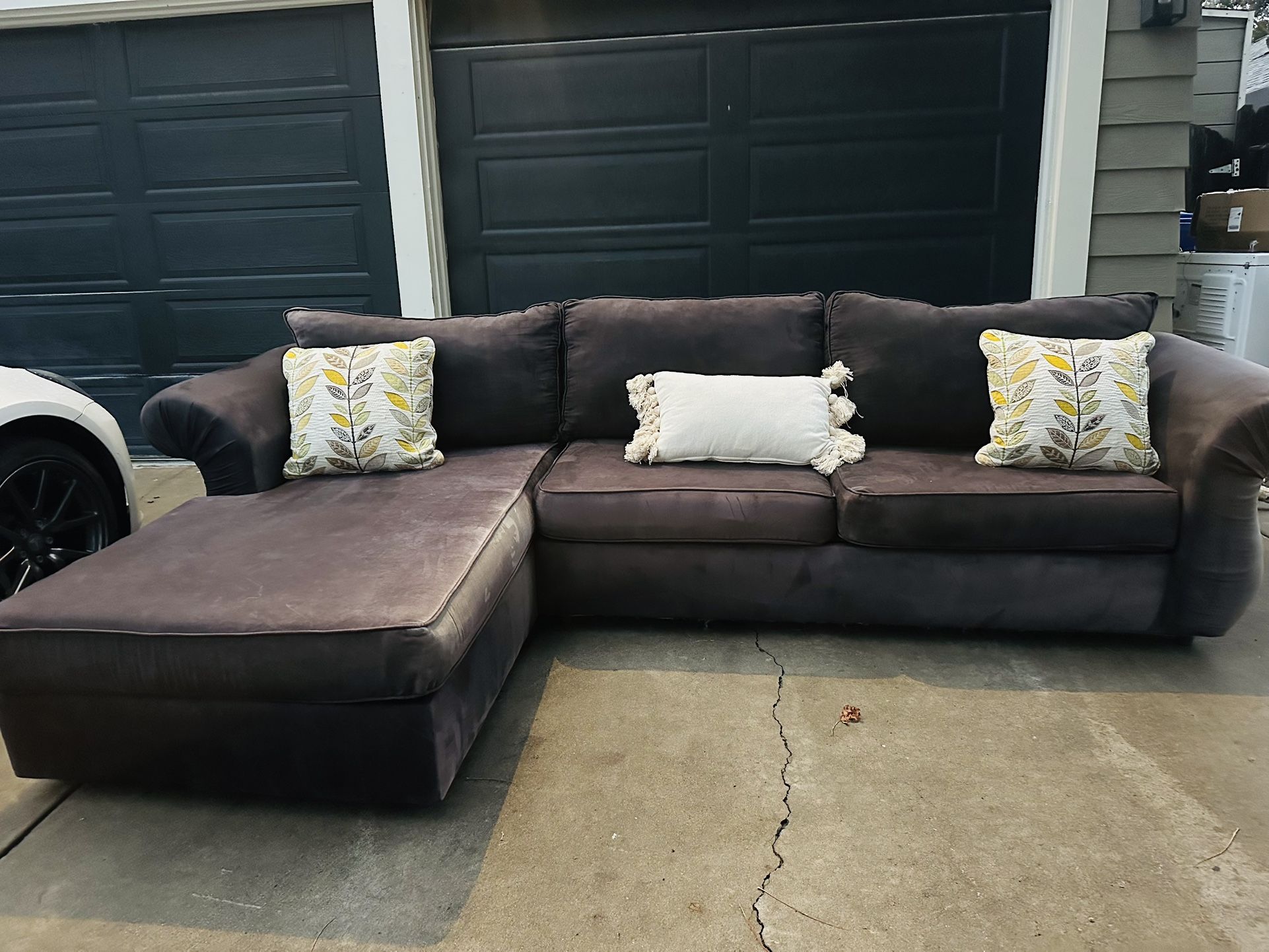 Gray Sectional  - $295 With Free Delivery
