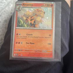 Arcanine Promo Card With Multiple Holo Swirls
