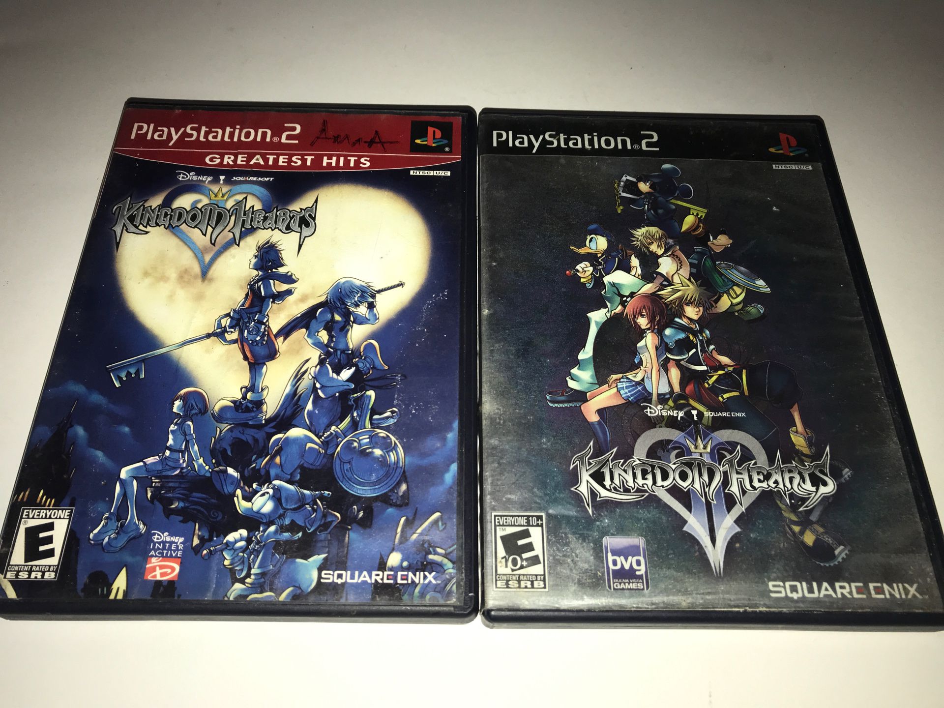 Kingdom Hearts 1&2 Sony PlayStation 2