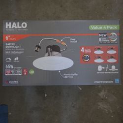 recessed lighting 6 in LED dimmable (3qty)