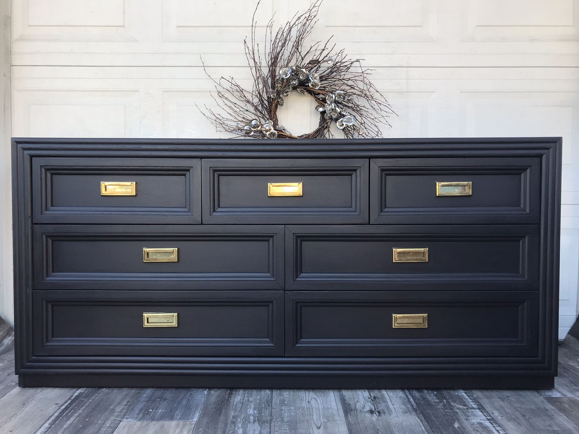 Customize your antique furniture !!! Free estimates !!! Dresser tv stand wood end table buffet sideboard