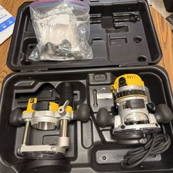 Dewalt DW616 , DW618 router Kit  NEW NEVER USED