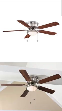 Hugger 52" Ceiling Fan And Light