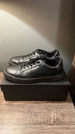 Coach Men Black Highline Dressing Shoes Sneakers. Size 8.