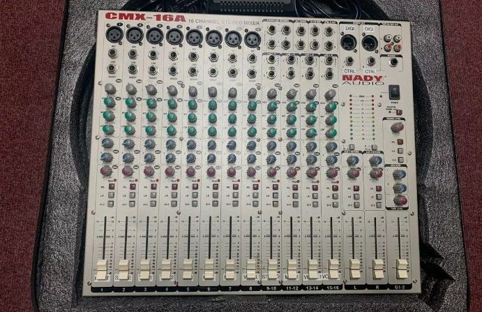 Nady Audio CMX-16A 16 Channel Stereo Mixer. 