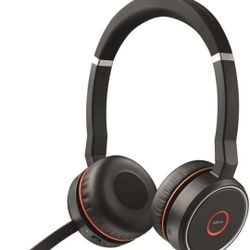 Jabra Evolve 75 UC - Auriculares inalámbricos estéreo - Incluye adaptador USB Link 370 - Auriculares Bluetooth con altavoces de clase mundial, micrófo