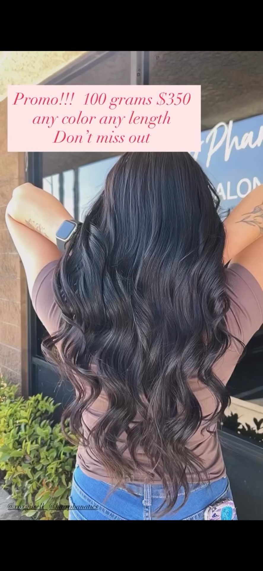 Hair Extensions Promo