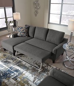 Jarreau Gray Sofa Chaise Sleeper