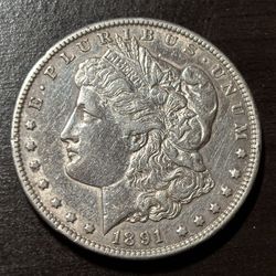 $1 1891 CC. Morgan Dollar USA. Collectible