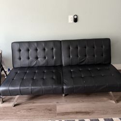 Futon Rarely Used - Folds As Bed Too - Available For Pickup On 30th June