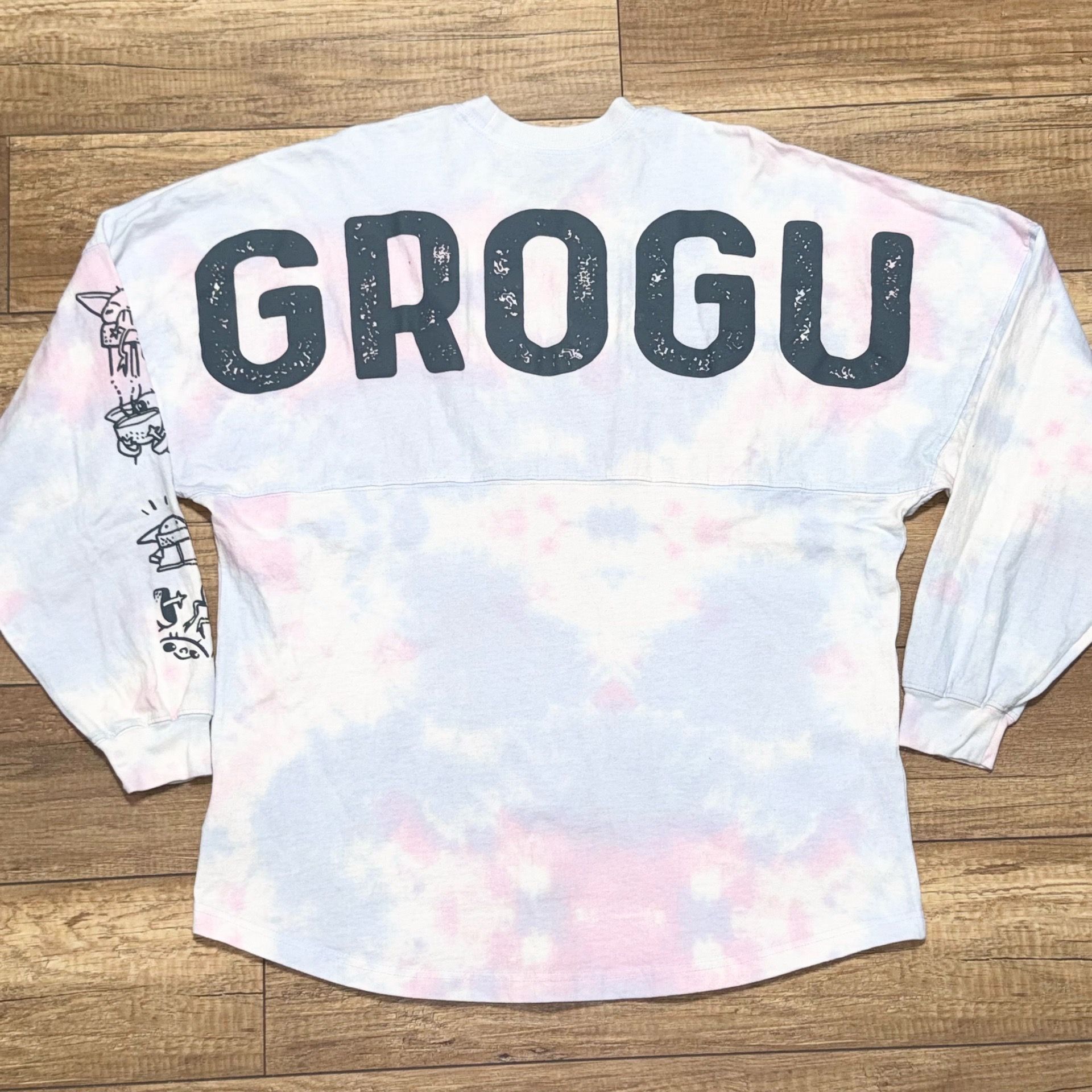 Disney Star Wars The Mandalorian Grogu Tie Dye Limited Spirit Jersey Adult L