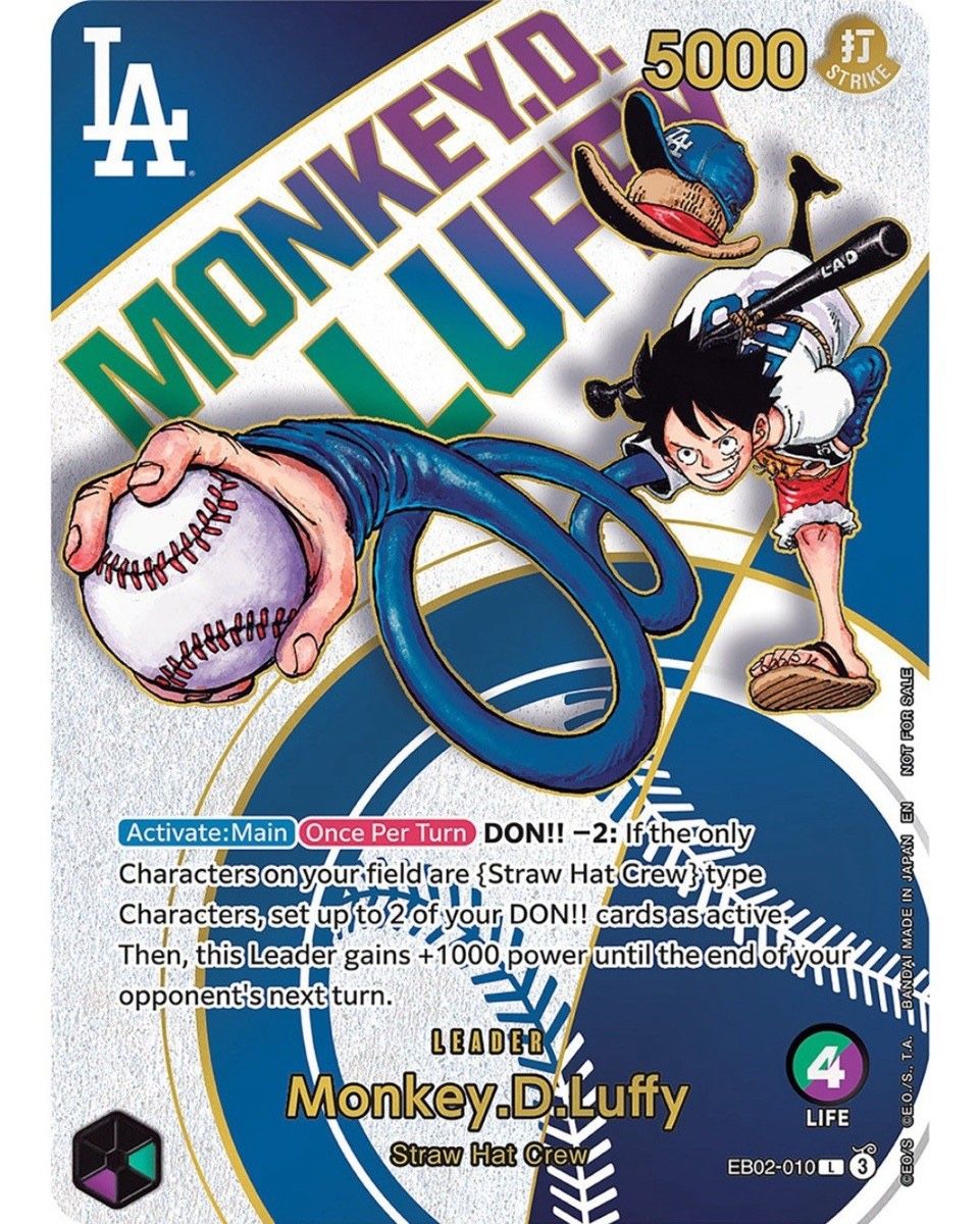 Dodgers x One Piece Tickets for Thursday July 3rd @ Dodger Stadium 