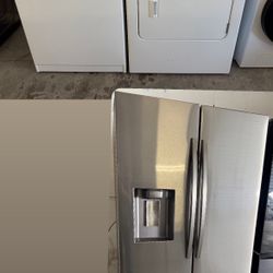 🎄Package Deal Refrigerator Washer and gas Dryer🎄