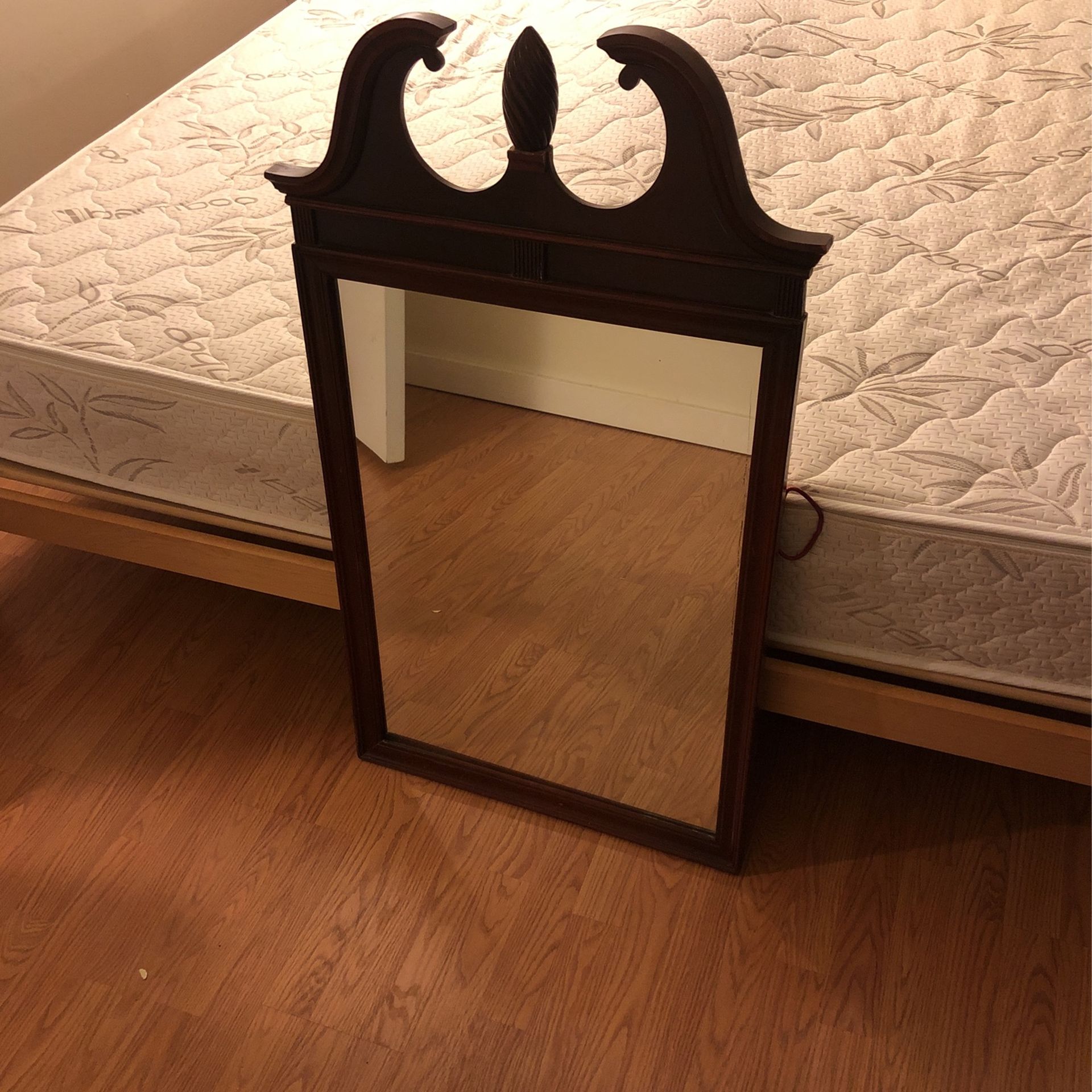 Wooden Vintage Mirror